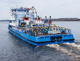 Волжское пароходство открыло грузовую навигацию на Верхней Волге