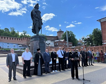 Волжское пароходство приняло участие в праздничном мероприятии в честь 350-летия Петра I 
